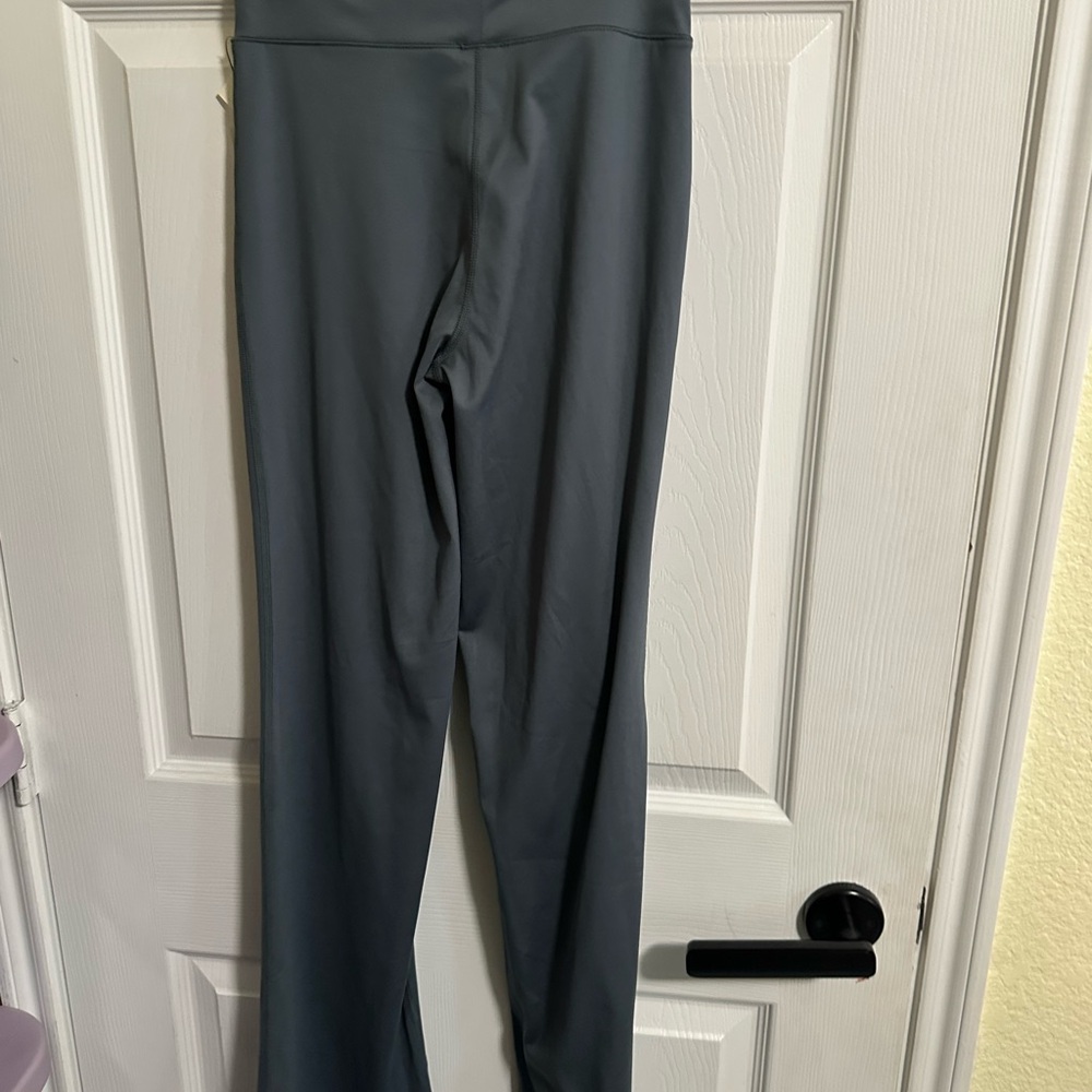 NWT Aeropostale blueish gray HighRise Crossover Fit-Flare Leggings Women’s Sz S - Picture 4 of 6